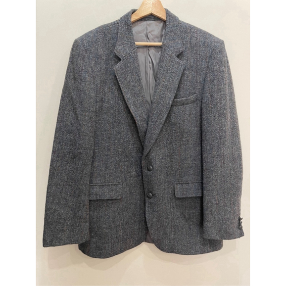 Harris Tweed Scottish Wool Vintage Sears Men’s Blazer 40R Medium